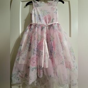 Kenzi girls high low dress size 6 (girls)